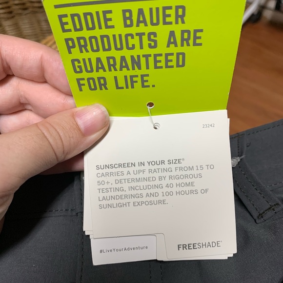 Eddie Bauer Slate Horizon Guide Chino Shorts - Picture 4 of 8